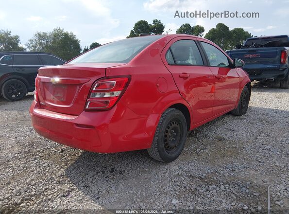 1G1JB5SH0H4166501 2017 CHEVROLET SONIC Красный Задняя правая четверть