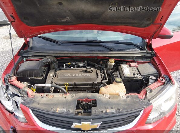 1G1JB5SH0H4166501 2017 CHEVROLET SONIC Красный Вид сзади