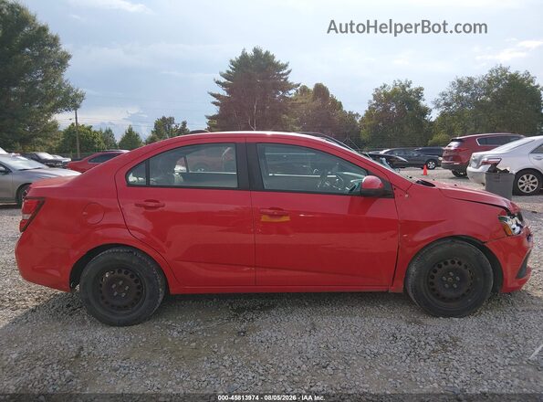 1G1JB5SH0H4166501 2017 CHEVROLET SONIC Красный Вид задней части салона