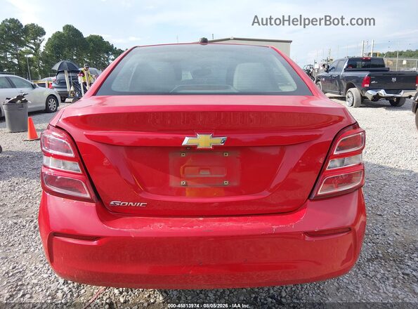 1G1JB5SH0H4166501 2017 CHEVROLET SONIC Красный 