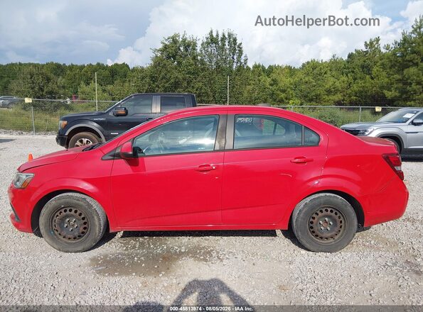 1G1JB5SH0H4166501 2017 CHEVROLET SONIC Красный Панорамный вид салона 360°