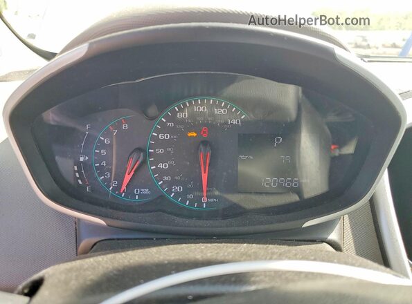 1G1JB5SH2H4142636 2017 CHEVROLET SONIC Серебряный Вид щитка приборов