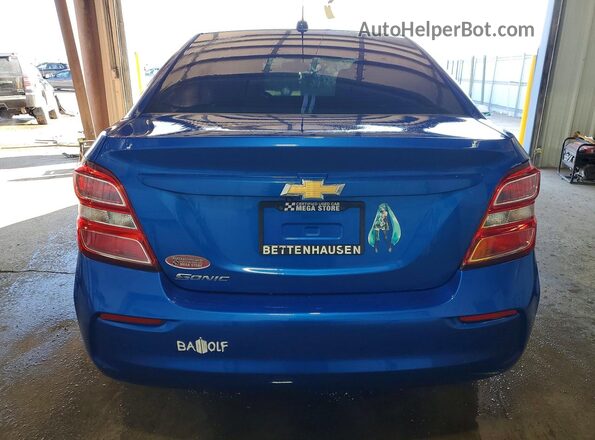 1G1JB5SH2H4151899 2017 CHEVROLET SONIC Blue Հետևի տեսք
