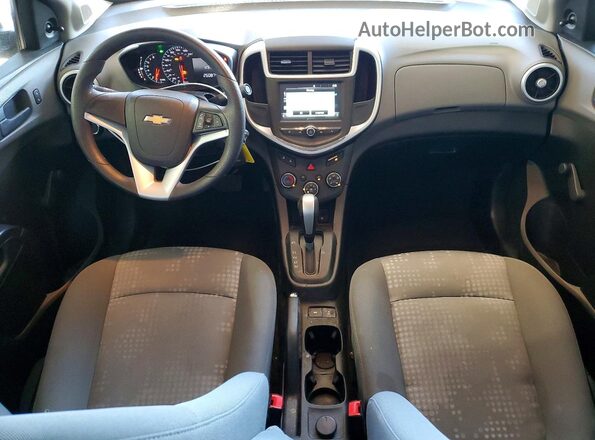 1G1JB5SH2H4151899 2017 CHEVROLET SONIC Blue Առջևի վահանակի տեսք