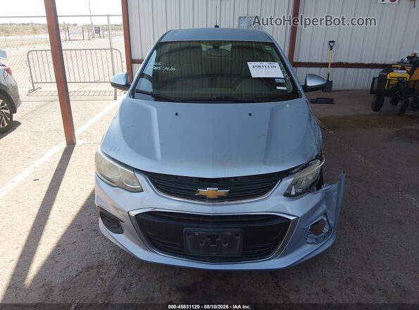 1G1JB5SH2H4156715 2017 CHEVROLET SONIC Light Blue Вид щитка приладів