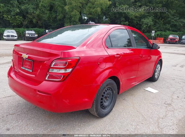 1G1JB5SH4H4117236 2017 CHEVROLET SONIC Red Задня права чверть