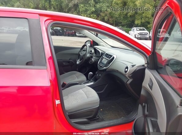 1G1JB5SH4H4117236 2017 CHEVROLET SONIC Red Вид салону спереду