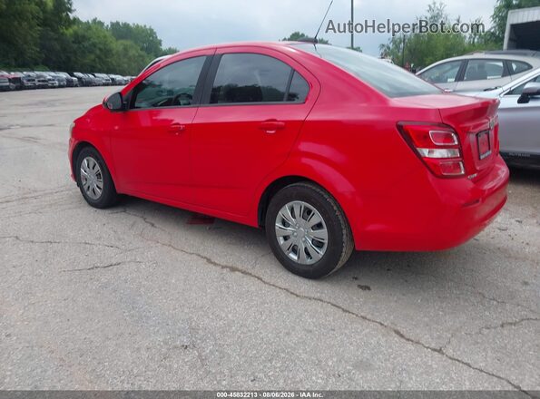 1G1JB5SH4H4117236 2017 CHEVROLET SONIC Red Задня ліва чверть
