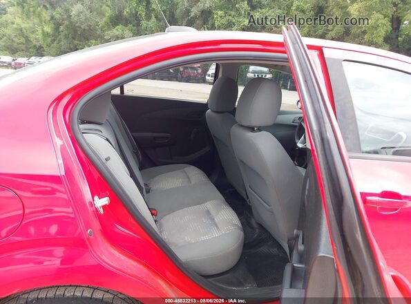 1G1JB5SH4H4117236 2017 CHEVROLET SONIC Red Вид наклейки з VIN-кодом