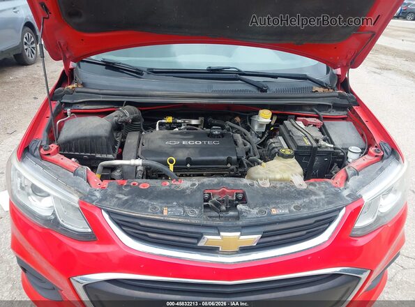 1G1JB5SH4H4117236 2017 CHEVROLET SONIC Red Вид ззаду