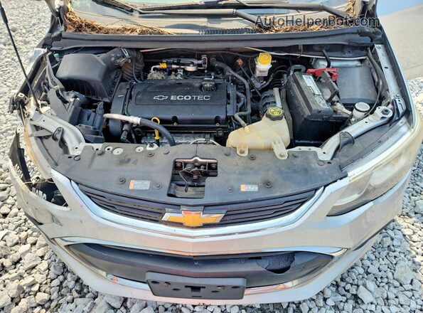 1G1JB5SH4J4108512 2018 CHEVROLET SONIC Silver უკანა სალონის ხედი