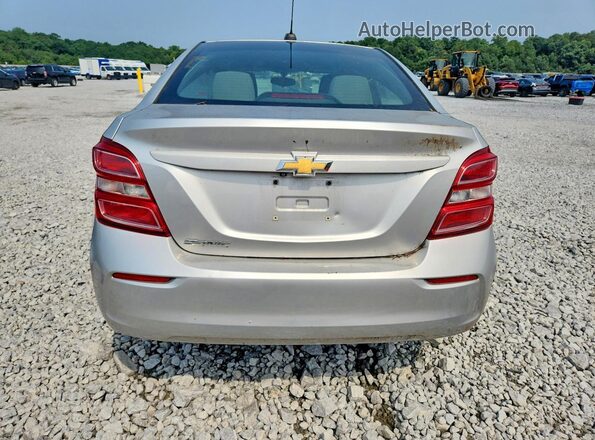 1G1JB5SH4J4108512 2018 CHEVROLET SONIC Silver უკანა ხედი