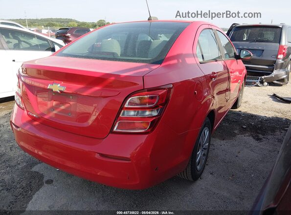 1G1JB5SH5H4136328 2017 CHEVROLET SONIC Red Rear right