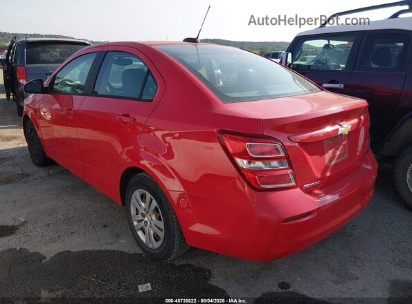 1G1JB5SH5H4136328 2017 CHEVROLET SONIC Red Rear left