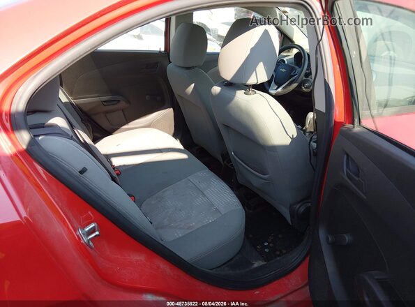 1G1JB5SH5H4136328 2017 CHEVROLET SONIC Red VIN sticker view