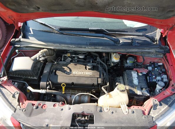 1G1JB5SH5H4136328 2017 CHEVROLET SONIC Red Rear view