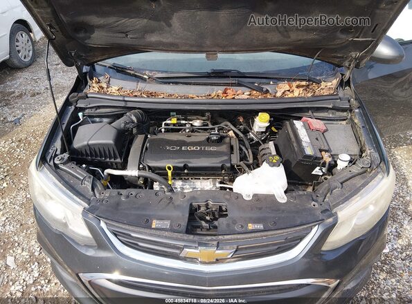 1G1JB5SH5H4143909 2017 CHEVROLET SONIC Black Widok z tyłu
