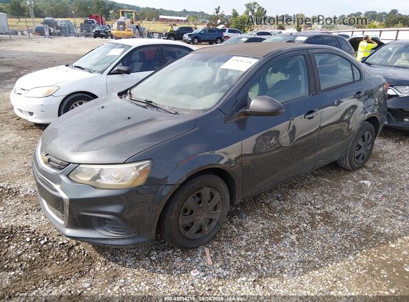 1G1JB5SH5H4143909 2017 CHEVROLET SONIC Black Przód lewy