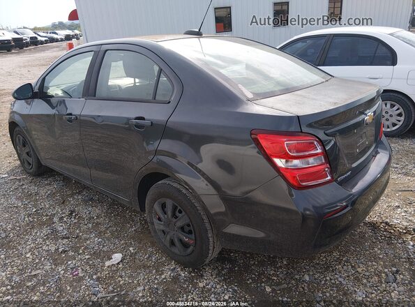 1G1JB5SH5H4143909 2017 CHEVROLET SONIC Black Tył lewy