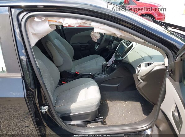 1G1JB5SH5H4148253 2017 CHEVROLET SONIC Black Widok wnętrza z przodu
