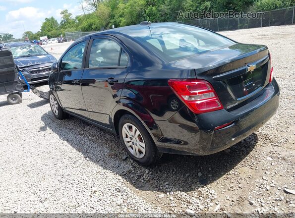 1G1JB5SH5H4148253 2017 CHEVROLET SONIC Black Tył lewy