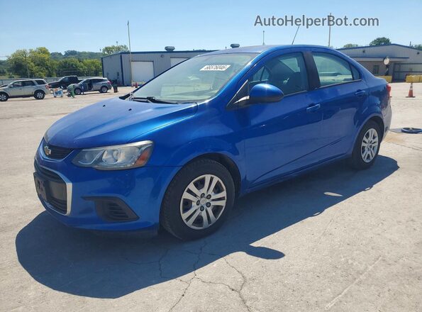 1G1JB5SH5H4175842 2017 CHEVROLET SONIC Blue Tył prawy