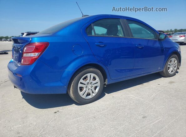 1G1JB5SH5H4175842 2017 CHEVROLET SONIC Blue Widok wnętrza z przodu