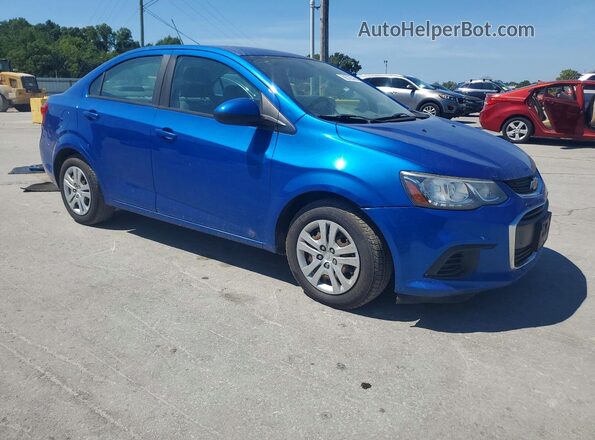 1G1JB5SH5H4175842 2017 CHEVROLET SONIC Blue Widok zestawu wskaźników