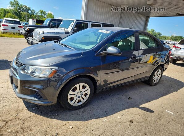 1G1JB5SH9H4145761 2017 CHEVROLET SONIC Gray Tył lewy