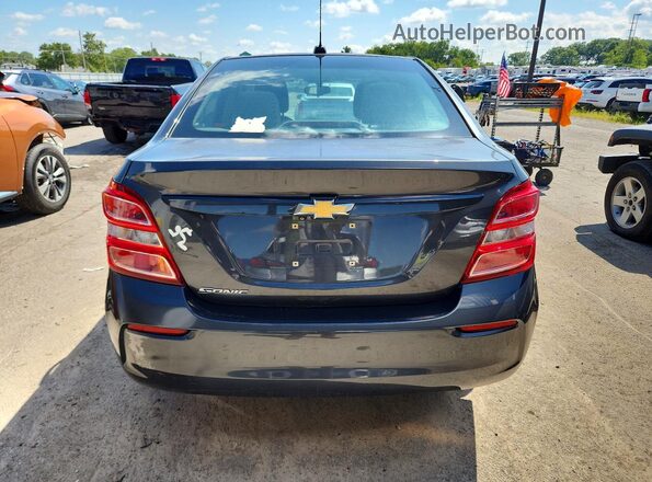 1G1JB5SH9H4145761 2017 CHEVROLET SONIC Gray Widok naklejki z numerem VIN