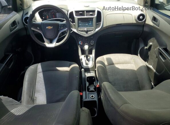 1G1JB5SHXH4123137 2017 CHEVROLET SONIC White Widok deski rozdzielczej