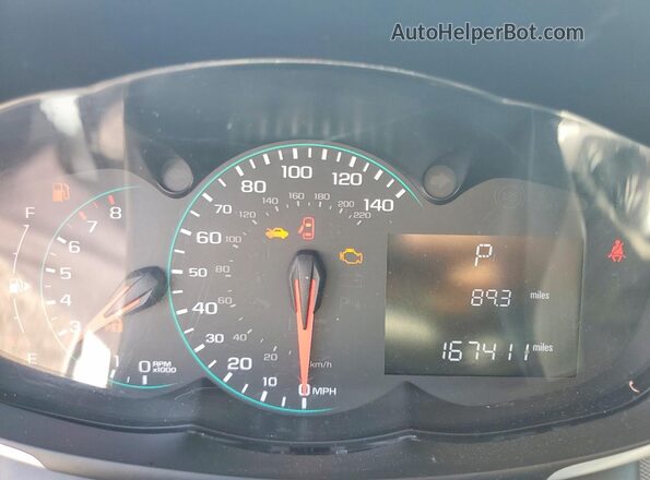 1G1JB5SHXH4123137 2017 CHEVROLET SONIC White Widok zestawu wskaźników