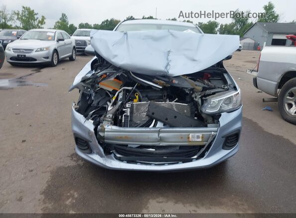 1G1JB5SHXH4149706 2017 CHEVROLET SONIC Light Blue Widok zestawu wskaźników