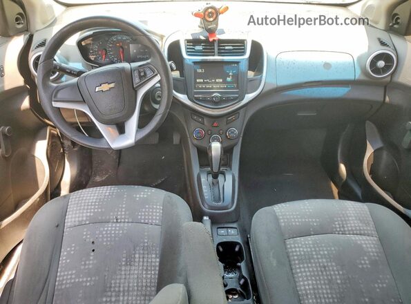 1G1JB5SHXH4158261 2017 CHEVROLET SONIC Черный Вид панели приборов