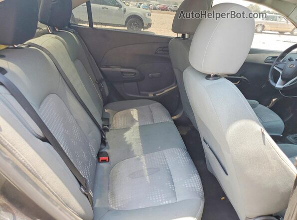 1G1JB5SHXH4158261 2017 CHEVROLET SONIC Черный Вид задних сидений