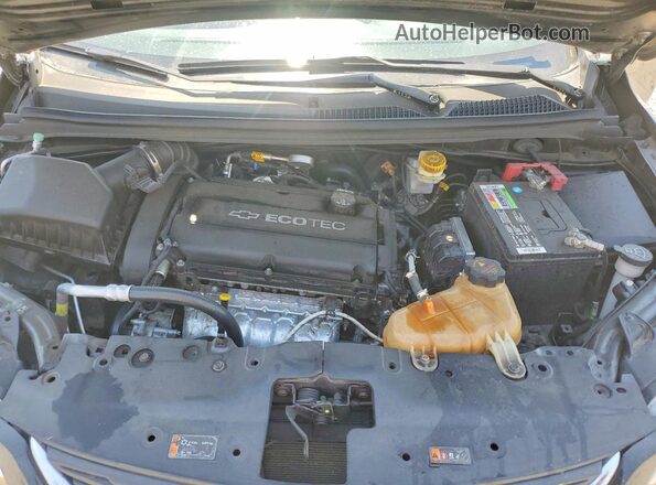 1G1JB5SHXH4158261 2017 CHEVROLET SONIC Черный Вид задней части салона