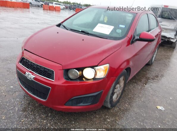 1G1JC5SH0G4114717 2016 CHEVROLET SONIC Red Widok z przodu