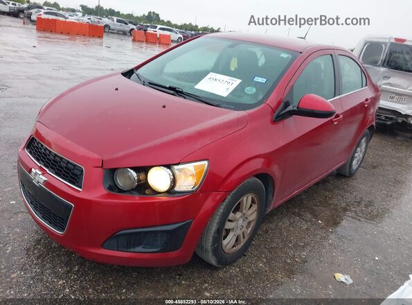 1G1JC5SH0G4114717 2016 CHEVROLET SONIC Red Przód lewy