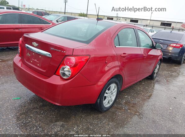 1G1JC5SH0G4114717 2016 CHEVROLET SONIC Red Tył prawy