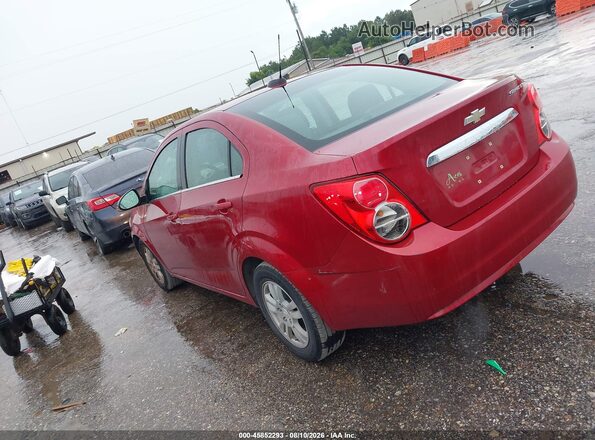 1G1JC5SH0G4114717 2016 CHEVROLET SONIC Red Tył lewy