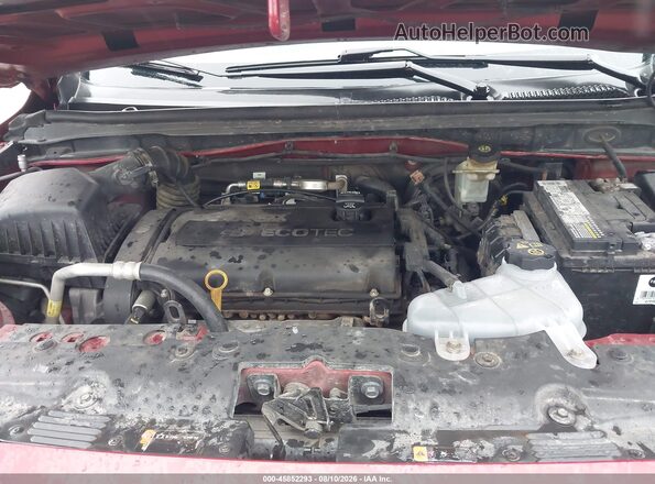 1G1JC5SH0G4114717 2016 CHEVROLET SONIC Red Widok z tyłu
