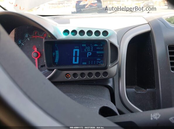 1G1JC5SH0G4157857 2016 CHEVROLET SONIC Gray Вид задніх сидінь