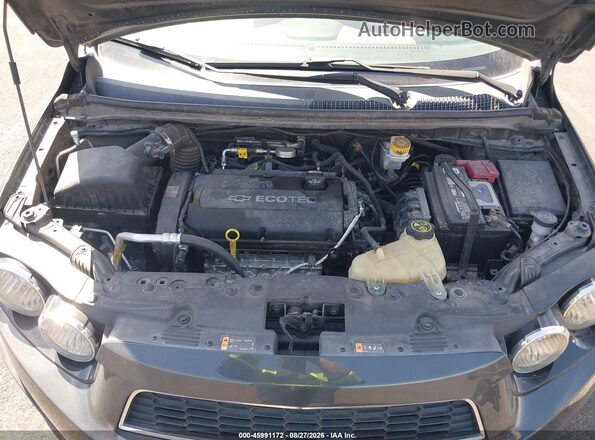 1G1JC5SH0G4157857 2016 CHEVROLET SONIC Gray Вид ззаду