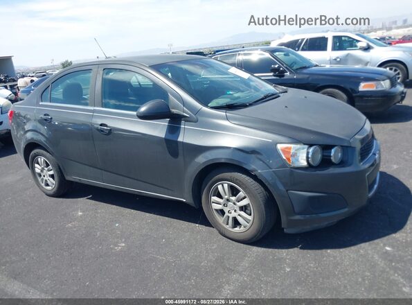 1G1JC5SH0G4157857 2016 CHEVROLET SONIC Gray Вид щитка приладів