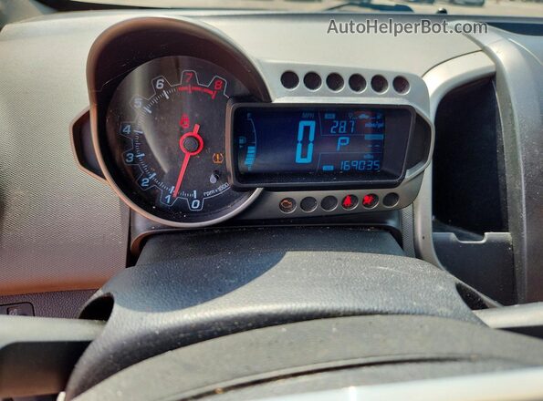 1G1JC5SH1G4129842 2016 CHEVROLET SONIC Blue Widok zestawu wskaźników