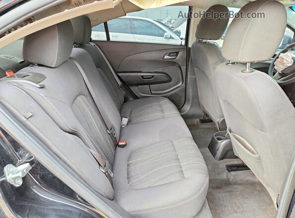 1G1JC5SH1G4156734 2016 CHEVROLET SONIC Black Вид задніх сидінь