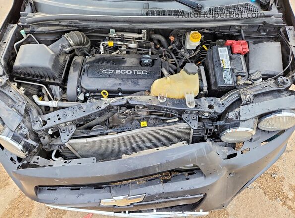 1G1JC5SH1G4156734 2016 CHEVROLET SONIC Black Вид задньої частини салону
