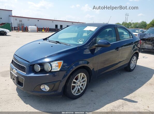 1G1JC5SH2G4127548 2016 CHEVROLET SONIC Blue წინა მარცხენა ხედი სამი მეოთხედიდან