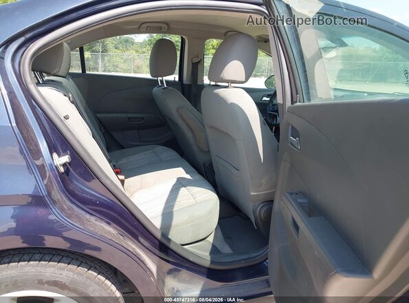 1G1JC5SH2G4127548 2016 CHEVROLET SONIC Blue VIN კოდის სტიკერის ხედი