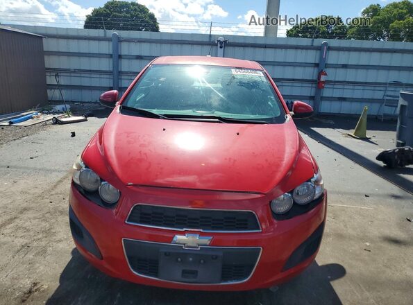 1G1JC5SH5G4184942 2016 CHEVROLET SONIC Red Вид спереду
